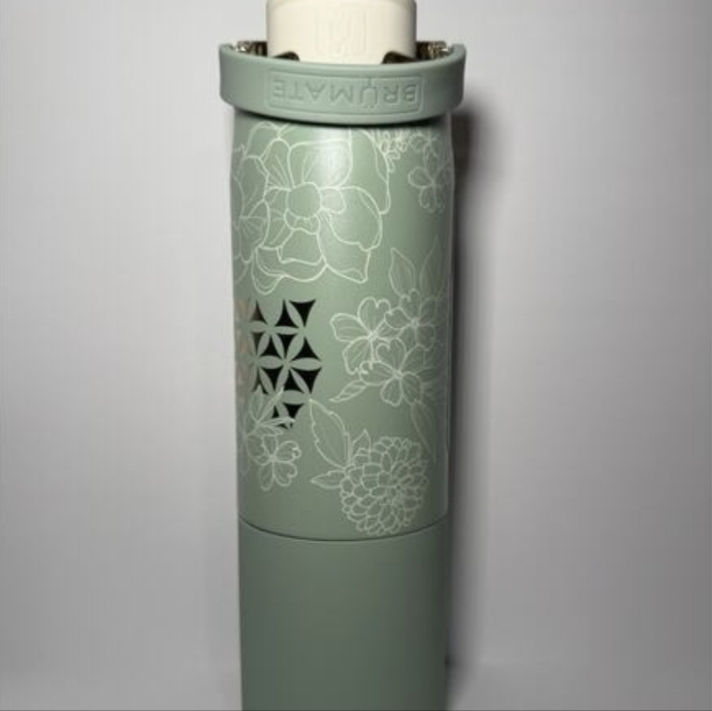 BruMate X Holley Gabrielle Exclusive GOLDEN BLOOM 25oz Rise Tumbler NWT NIB - Picture 2 of 5